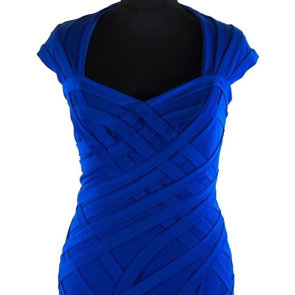 Tadashi Shoji Bandage Sweetheart Neckline Dress - Picture 2 of 7